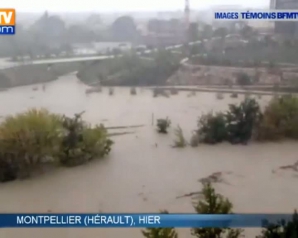 Inundatii teribile in Franta. A fost COD ROSU, acum e PORTOCALIU - orase intregi sub ape