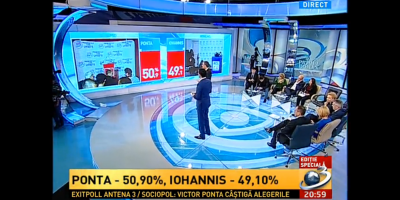 Antena 3 si Romania TV, campioanele reclamatiilor la CNA: 100 de plangeri cu privire la modul in care au prezentat turul doi al alegerilor prezidentiale